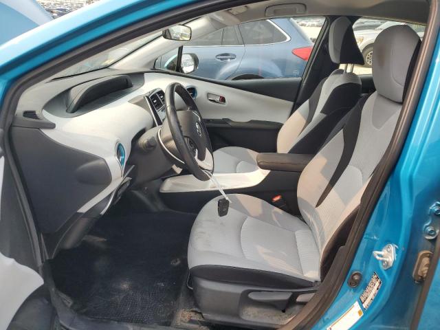  TOYOTA PRIUS 2018 Бирюзовый