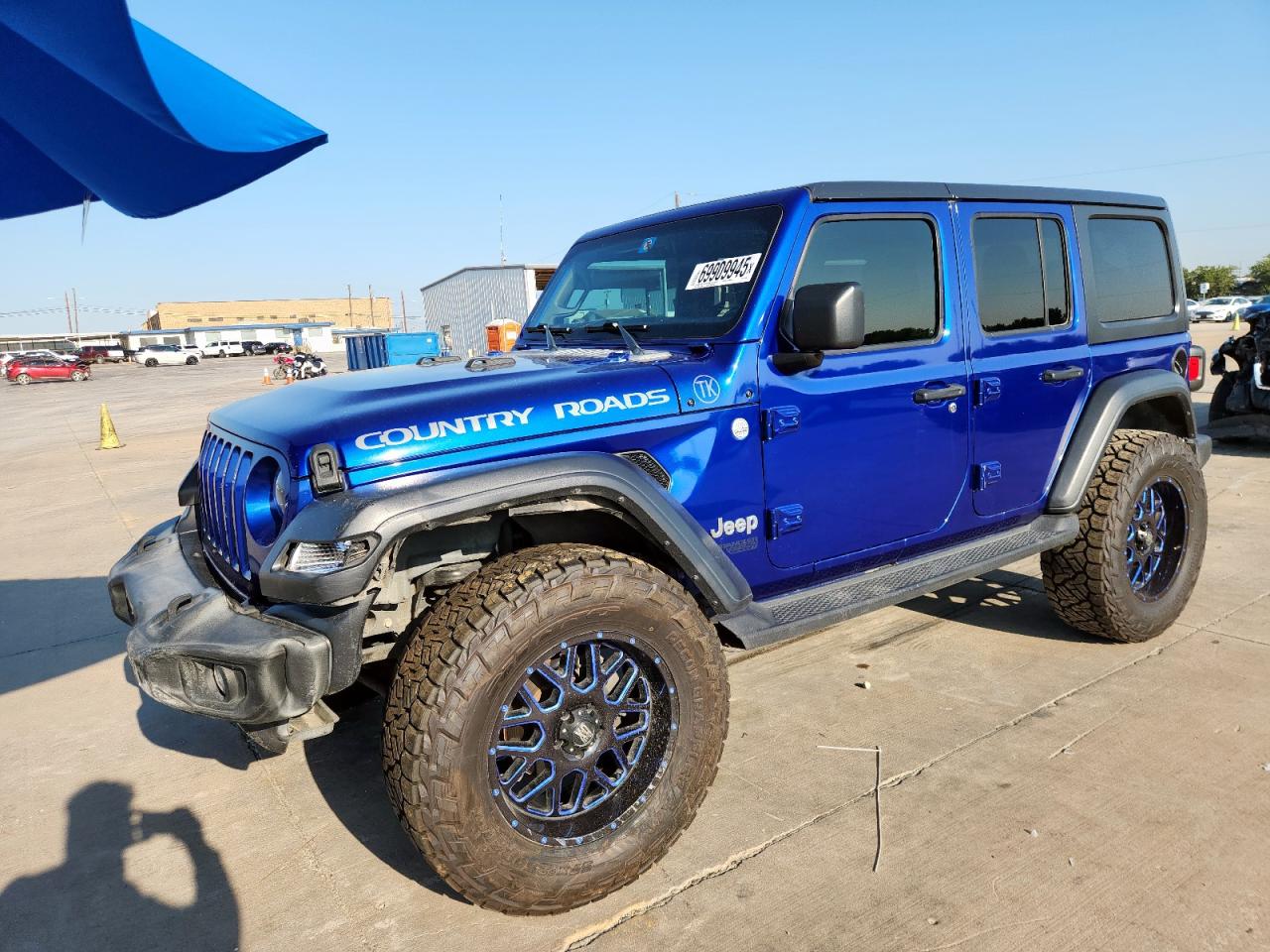 2020 Jeep Wrangler Unlimited Sport blue null gas 1C4HJXDN0LW191998 photo #1