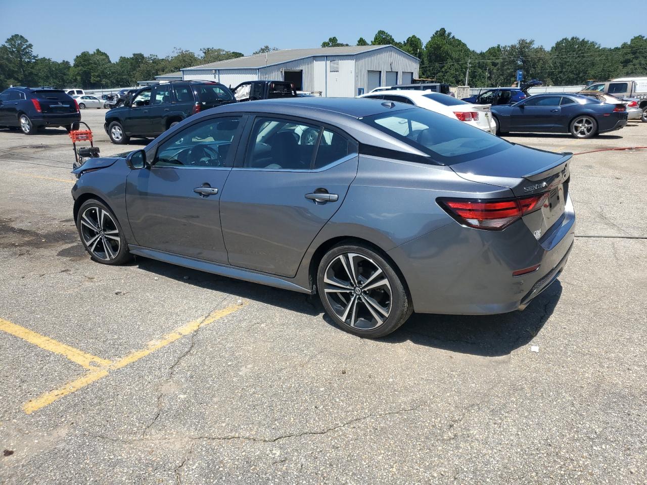 2021 Nissan Sentra Sr grey null gas 3N1AB8DV5MY298451 photo #3