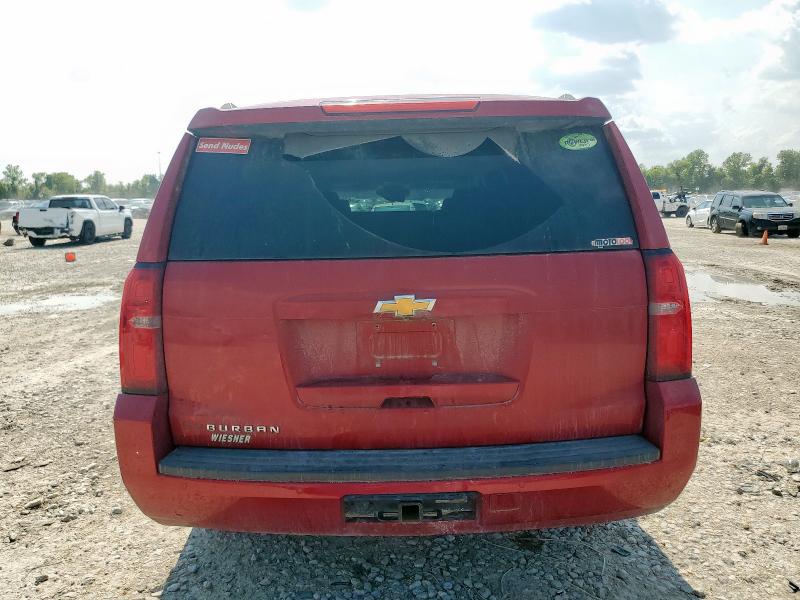  CHEVROLET SUBURBAN 2015 Red