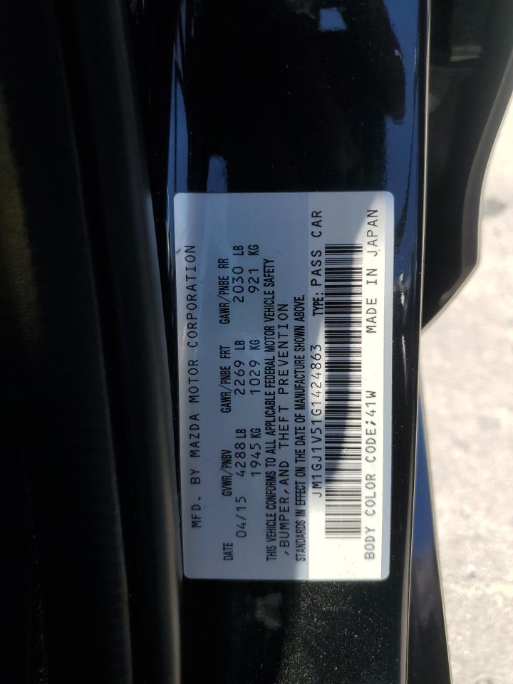 JM1GJ1V51G1424863 2016 Mazda 6 Touring