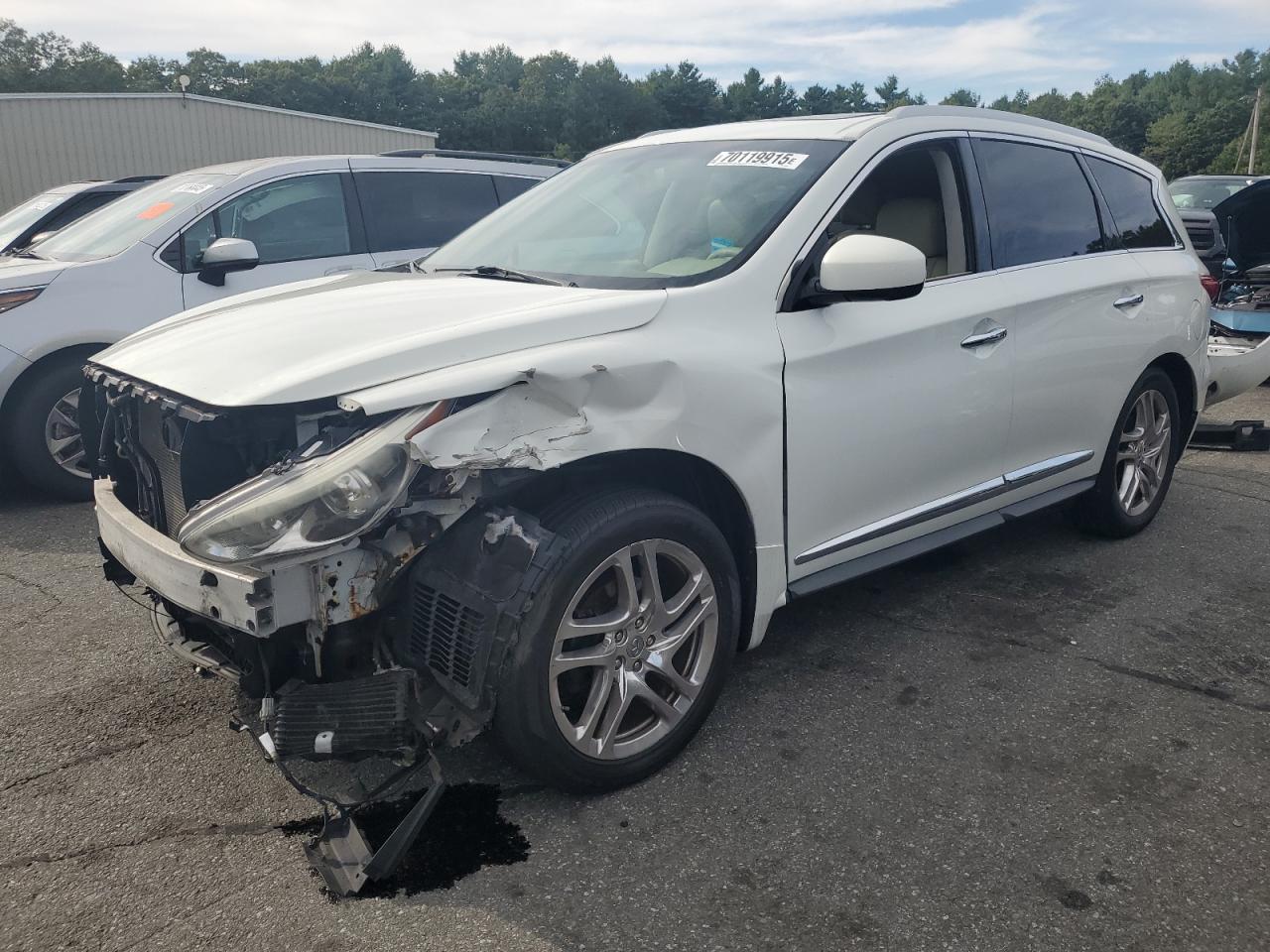 INFINITI JX35 2013. Lot# 70119915. VIN 5N1AL0MM6DC303499. Photo 1
