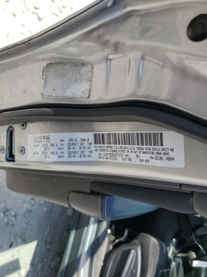 2015 Jeep Cherokee Latitude VIN: 1C4PJMCB5FW771916 Lot: 67963765