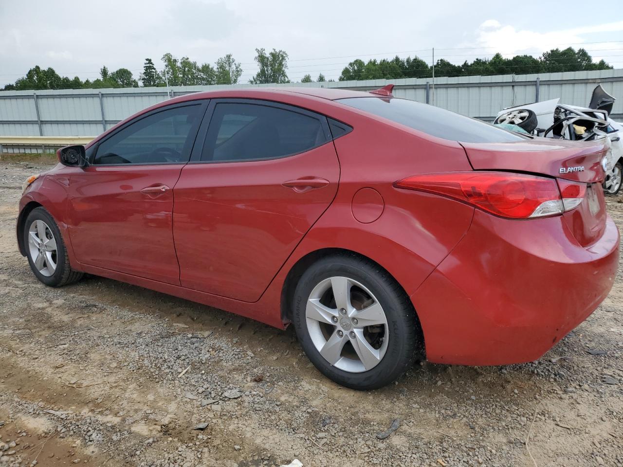 2012 Hyundai Elantra Gls red null gas KMHDH4AE8CU310353 photo #3