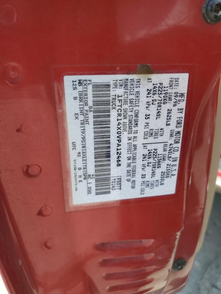 1997 Ford Ranger Super Cab VIN: 1FTCR14X0VPA12468 Lot: 69284565