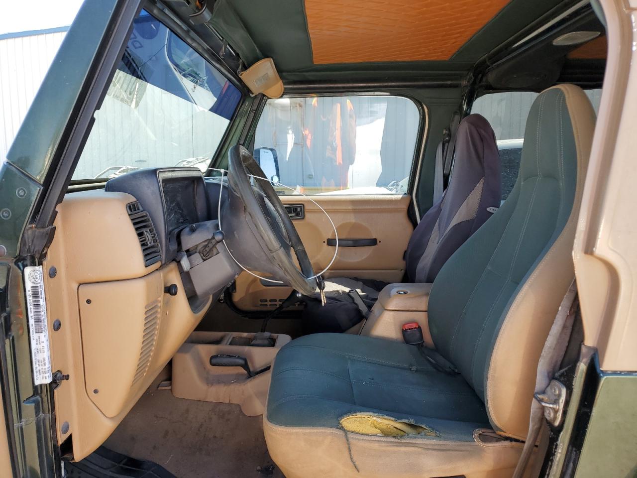 1997 Jeep Wrangler / Tj Sahara VIN: 1J4FY49SXVP455090 Lot: 67752295