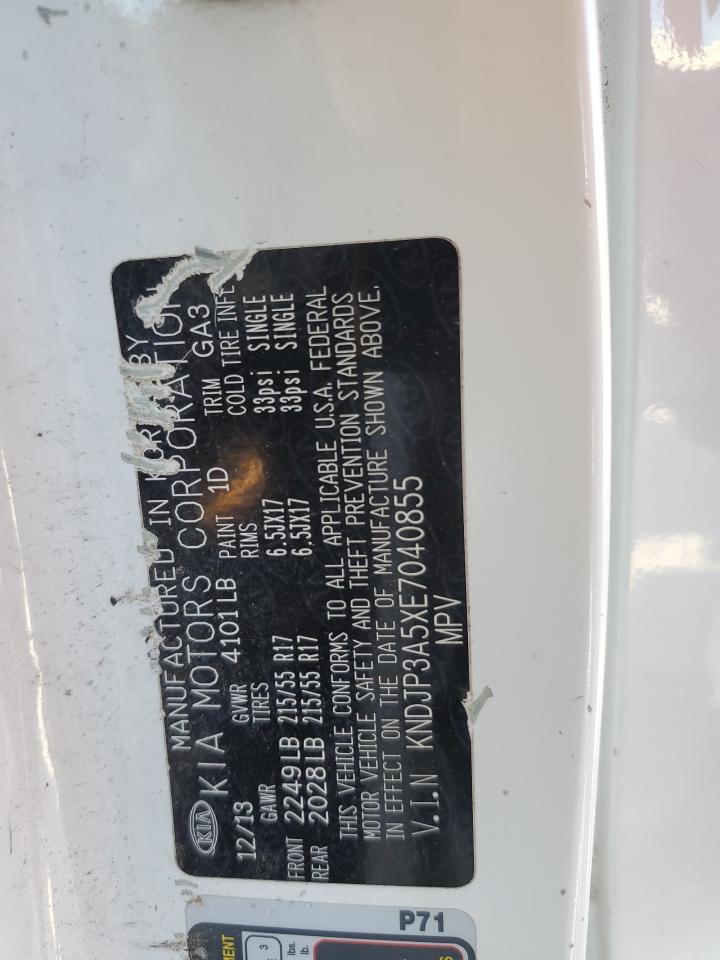 2014 Kia Soul + VIN: KNDJP3A5XE7040855 Lot: 70494835