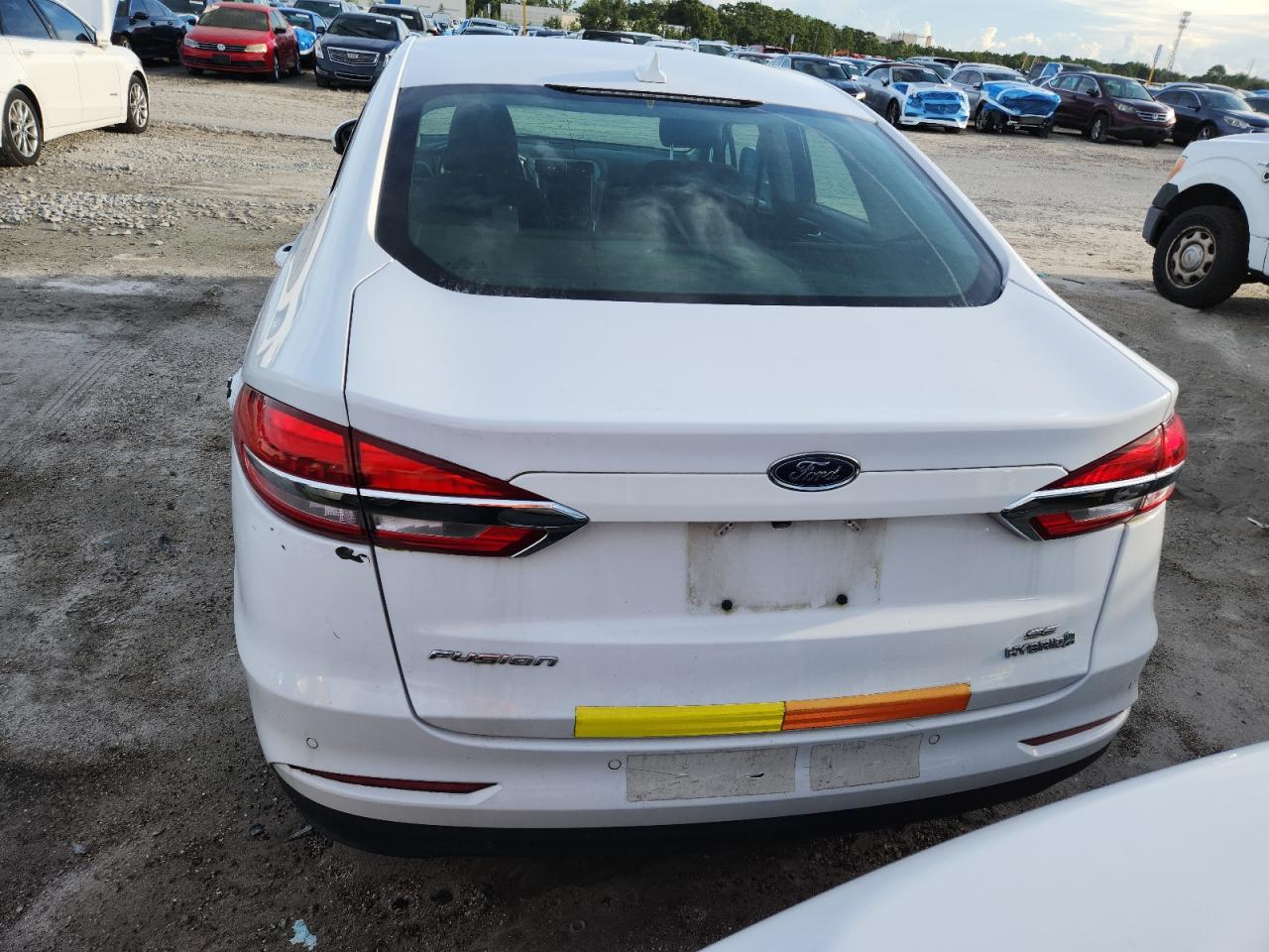 2019 Ford Fusion Se VIN: 3FA6P0LU1KR184054 Lot: 54025895