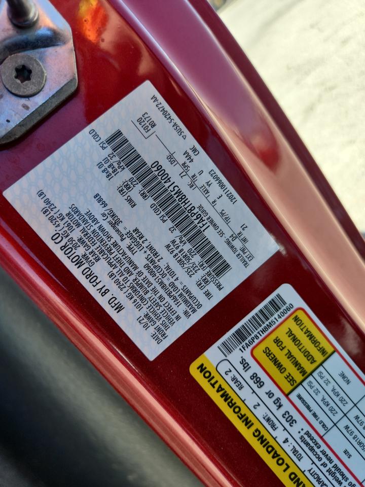 2021 Ford Mustang VIN: 1FA6P8TH8M5140060 Lot: 68943555