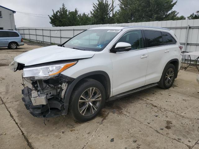 TOYOTA HIGHLANDER 2016 Белы