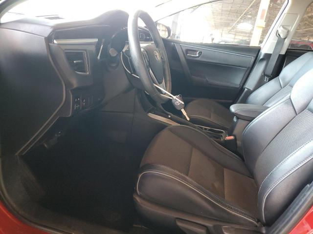  TOYOTA COROLLA 2016 Красный