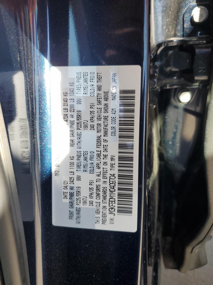 2021 Mazda Cx-5 Grand Touring VIN: JM3KFBDM1M0409704 Lot: 67669875