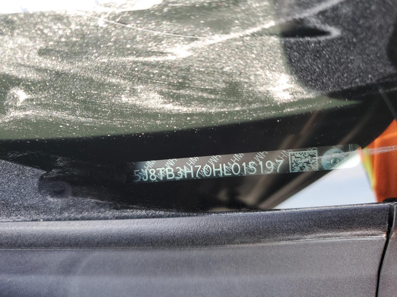 2017 Acura Rdx Advance VIN: 5J8TB3H70HL015197 Lot: 70217435