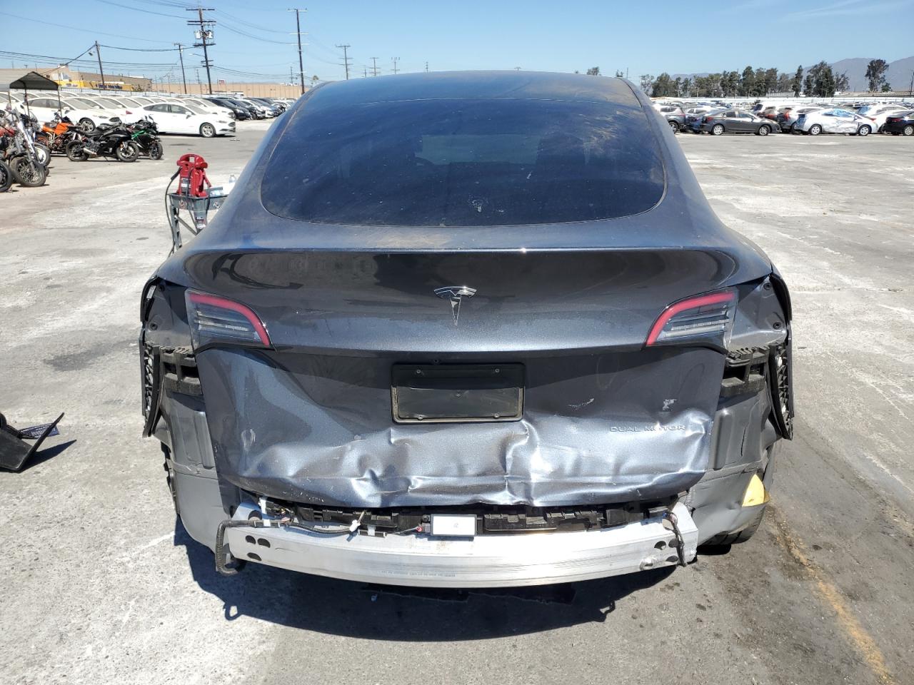 2022 Tesla Model Y VIN: 7SAYGDEE2NA021421 Lot: 69844175