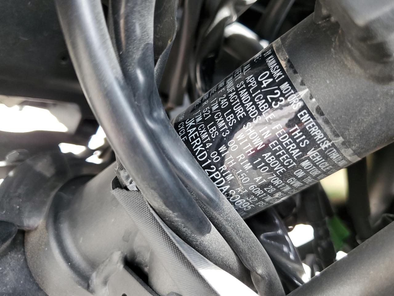 2023 Kawasaki Er400 D VIN: JKAERKD12PDAS0695 Lot: 67622875