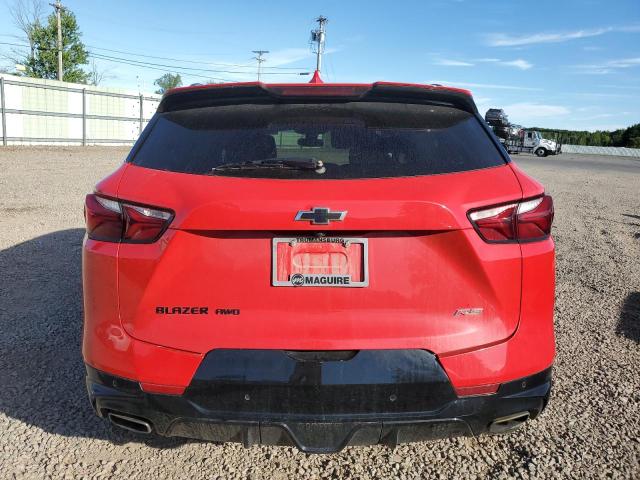  CHEVROLET BLAZER 2021 Czerwony