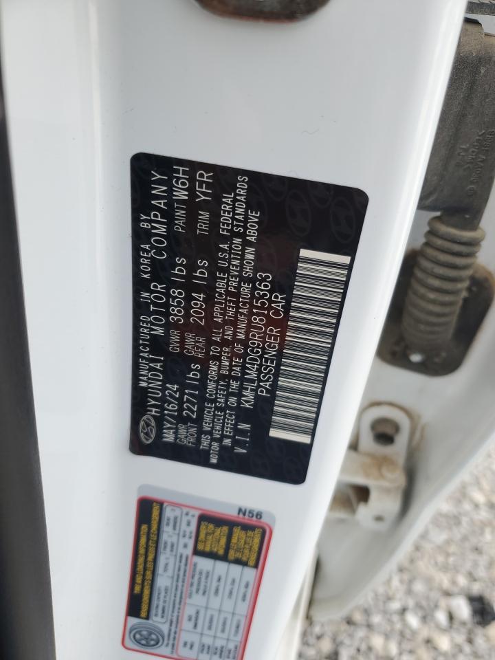 2024 Hyundai Elantra Sel VIN: KMHLM4DG9RU815363 Lot: 69985965
