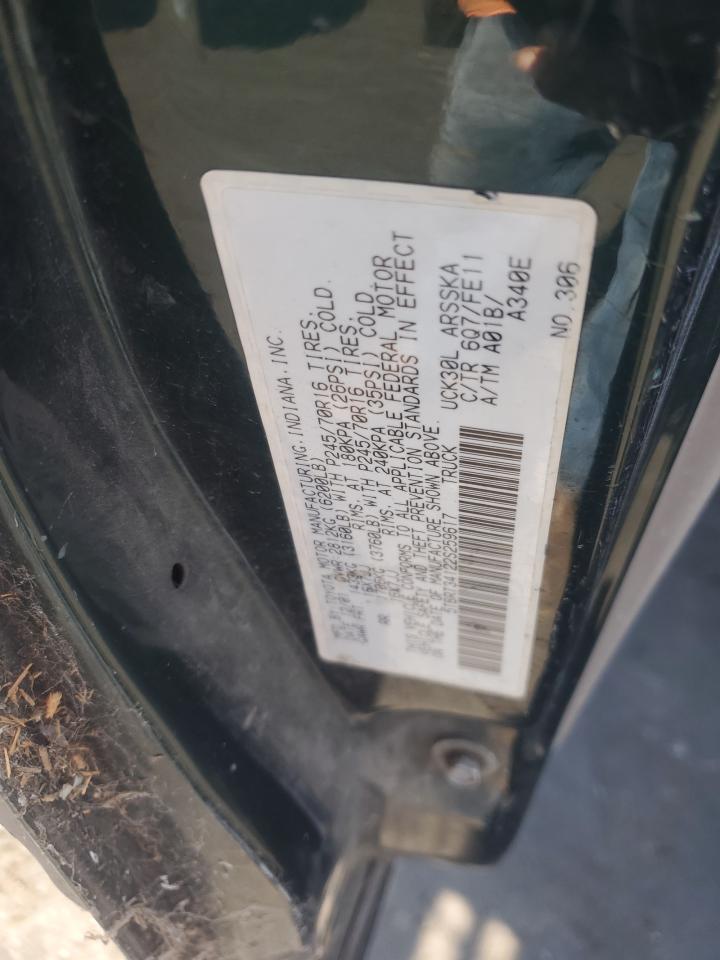 2002 Toyota Tundra Access Cab VIN: 5TBRT34122S259617 Lot: 68577755