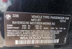 2015 BMW 328 XI   for sale at Copart TN - NASHVILLE