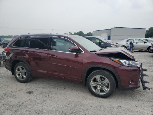  TOYOTA HIGHLANDER 2017 Red