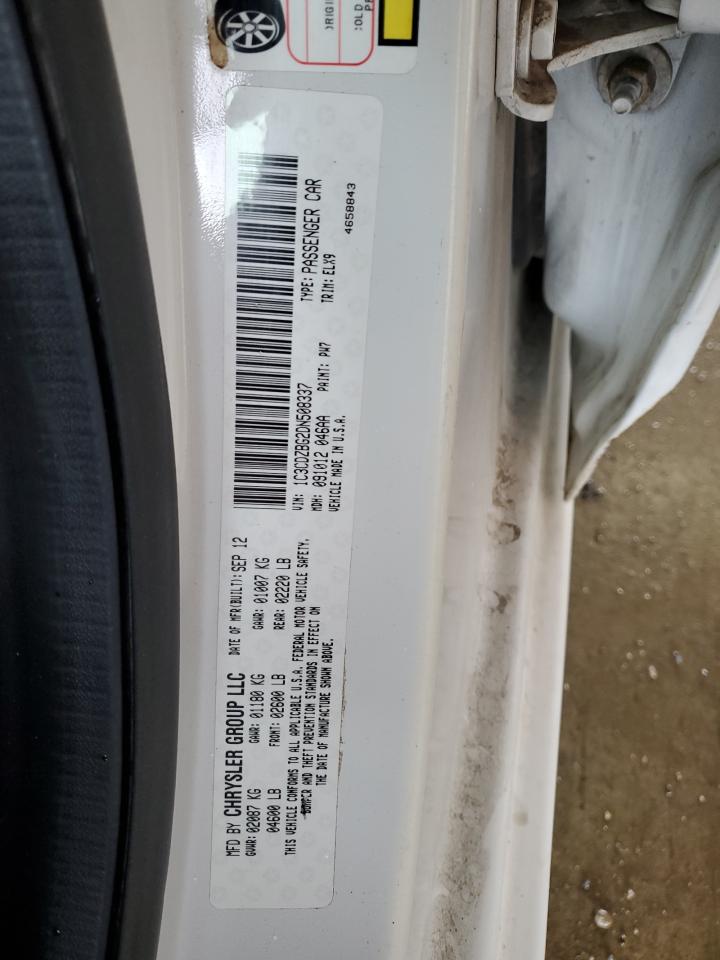 2013 Dodge Avenger R/T VIN: 1C3CDZBG2DN508337 Lot: 67982165