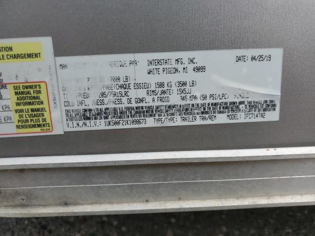 2019 INTERSTATE CARGO TRAILER 7X14
