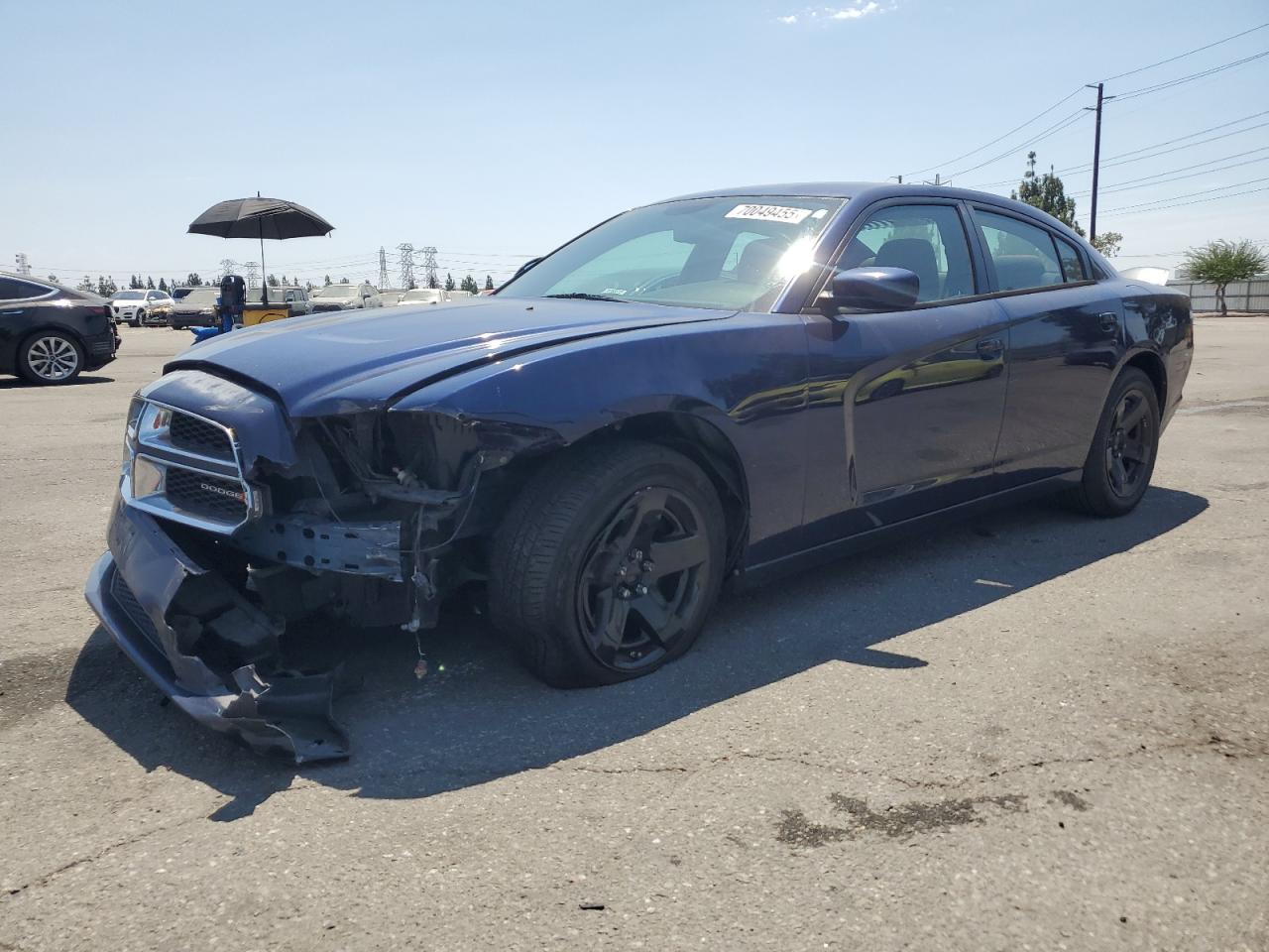 2014 Dodge Charger Police blue null flexible 2C3CDXAG6EH256477 photo #1