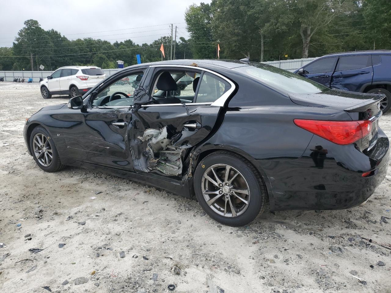 2015 Infiniti Q50 Base black null gas JN1BV7AP4FM356468 photo #3