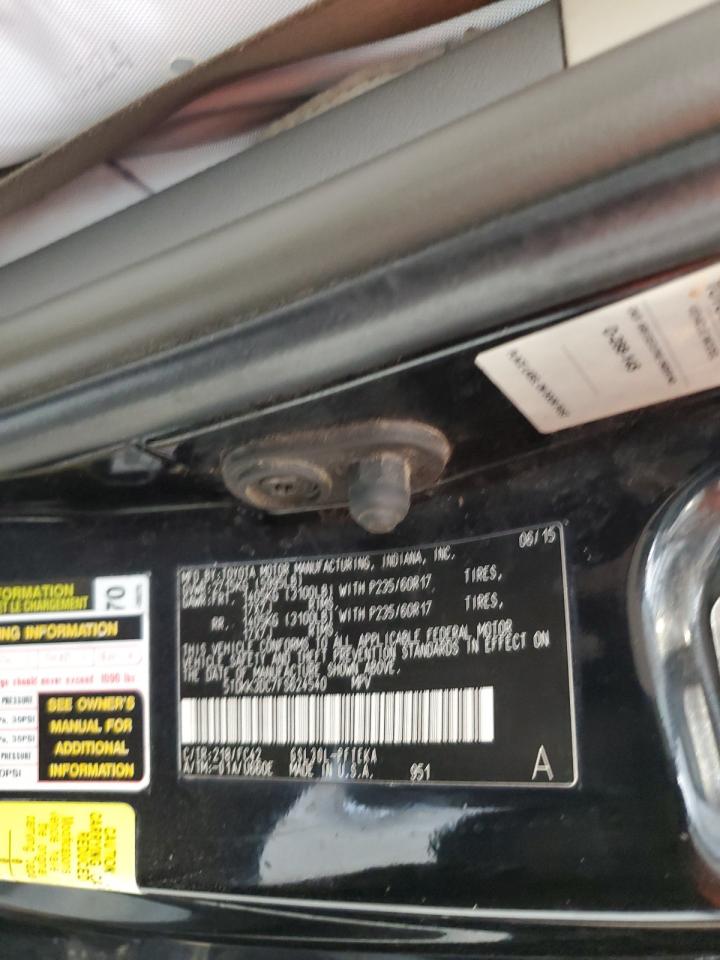 2015 Toyota Sienna Le VIN: 5TDKK3DC7FS624540 Lot: 70029915