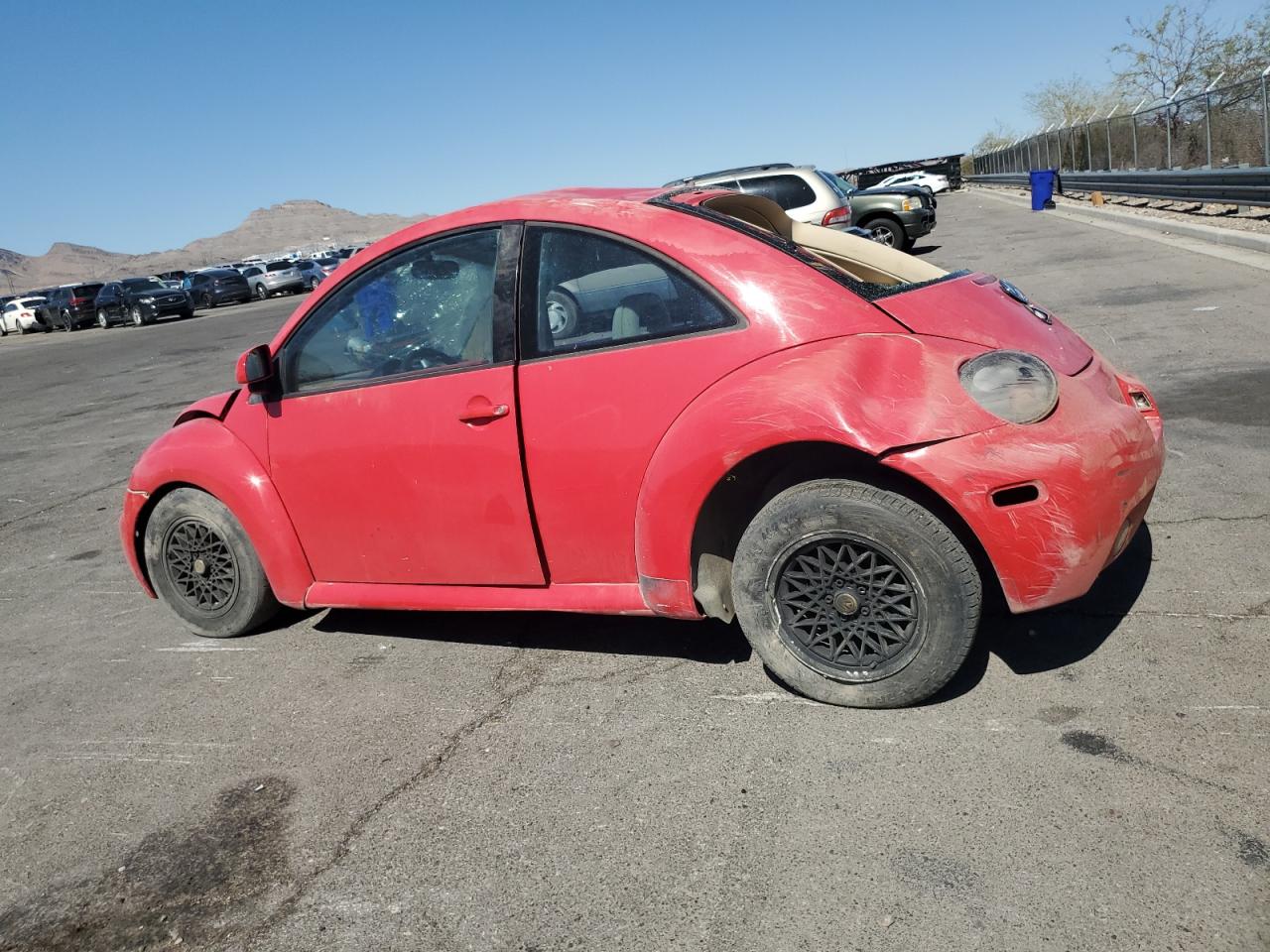 1998 Volkswagen New Beetle Tdi red null diesel 3VWBF61C2WM029649 photo #3