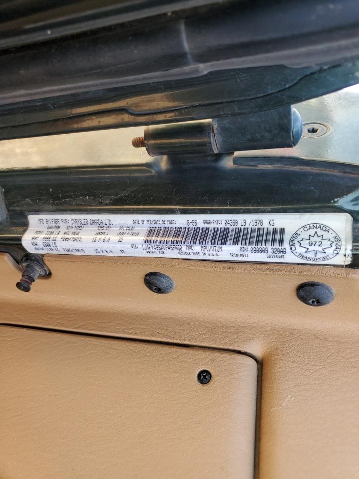 1997 Jeep Wrangler / Tj Sahara VIN: 1J4FY49SXVP455090 Lot: 67752295