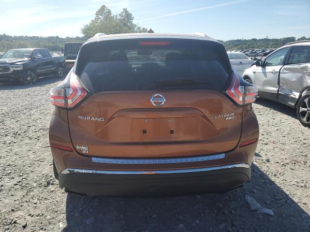  NISSAN MURANO 2015 Pomarańczowy