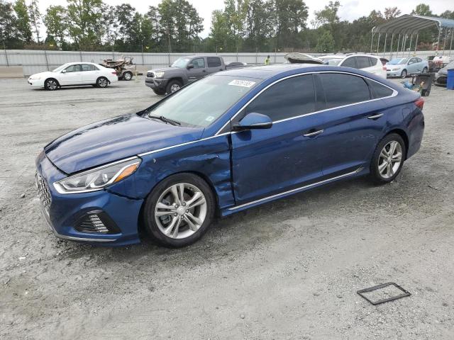 HYUNDAI SONATA 2018 Синий