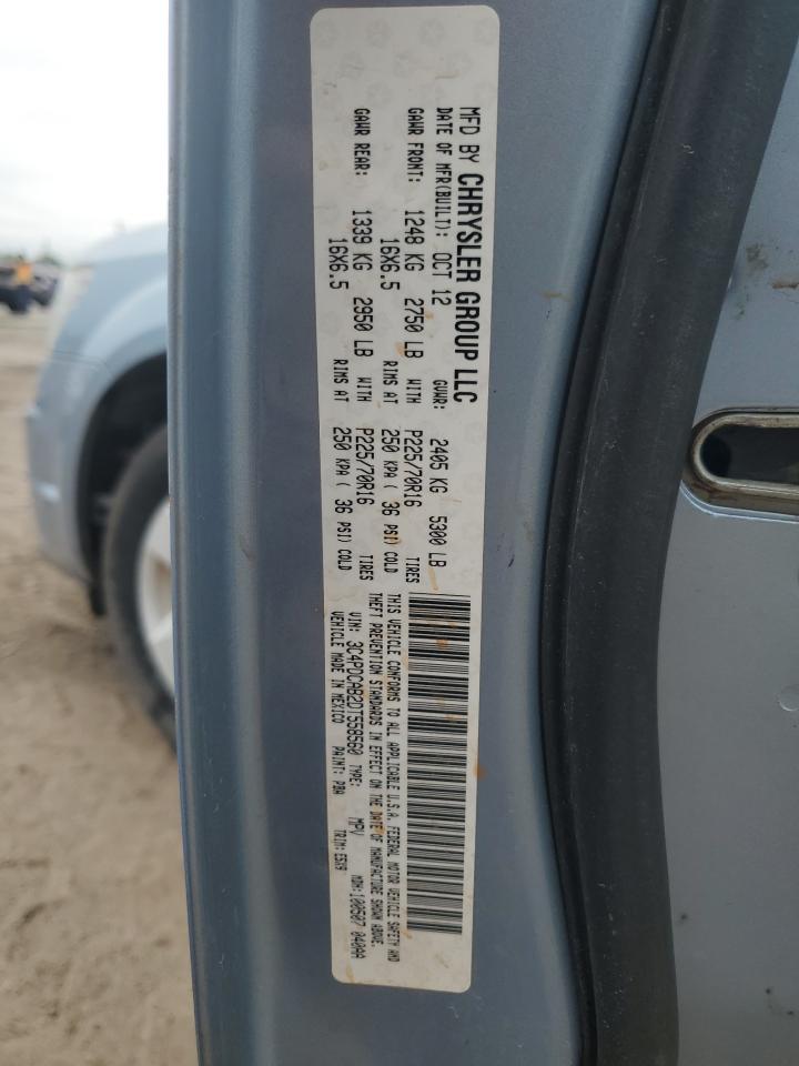 2013 Dodge Journey Se VIN: 3C4PDCAB2DT558560 Lot: 70747635