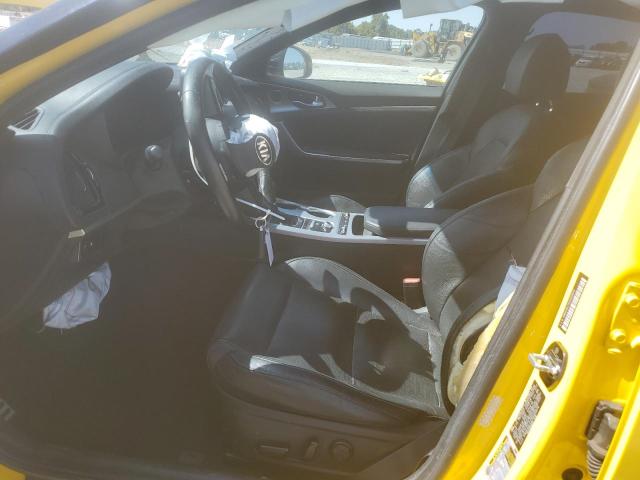  KIA STINGER 2018 Yellow