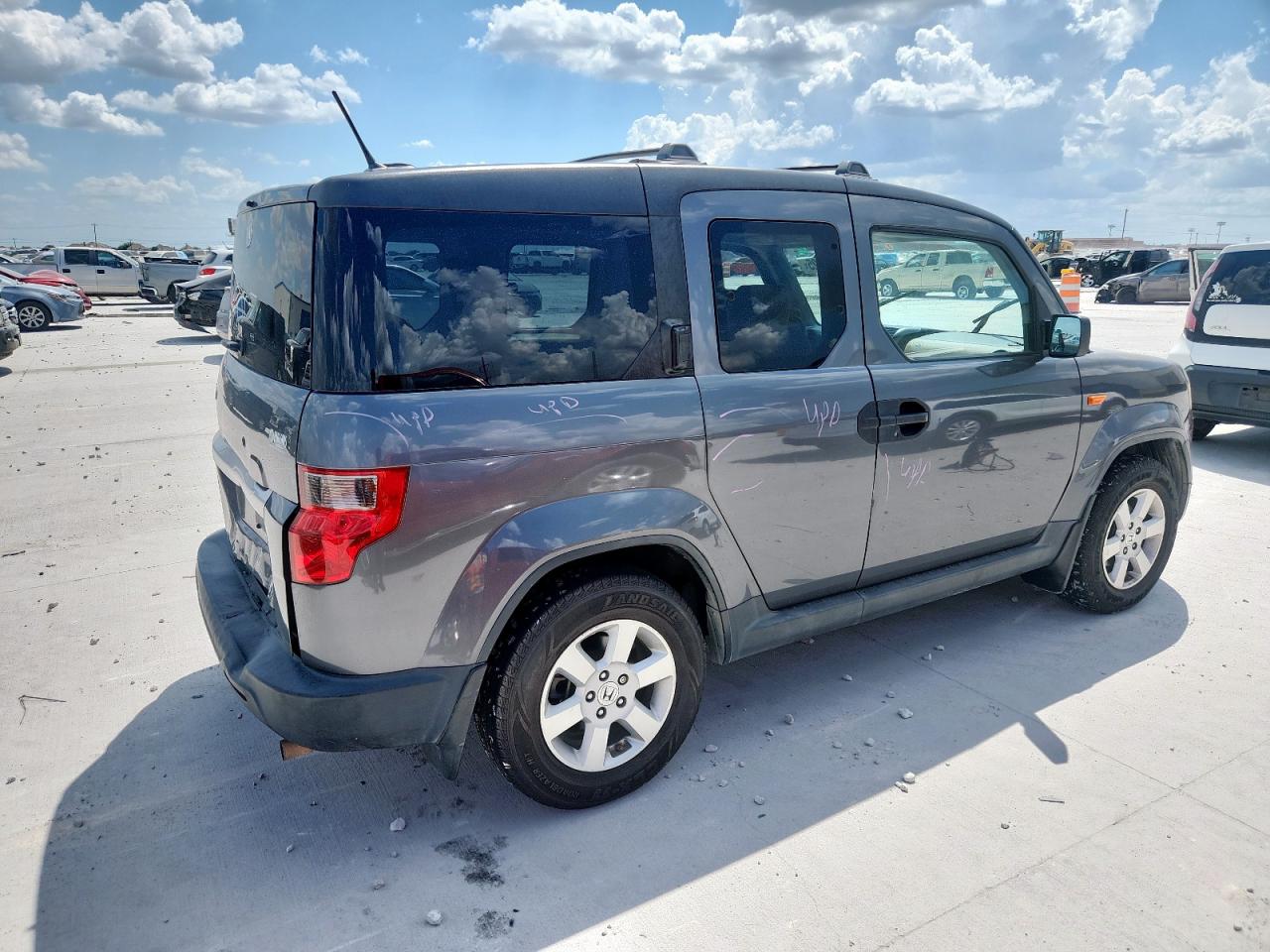 2011 Honda Element Ex grey null gas 5J6YH1H77BL001421 photo #4