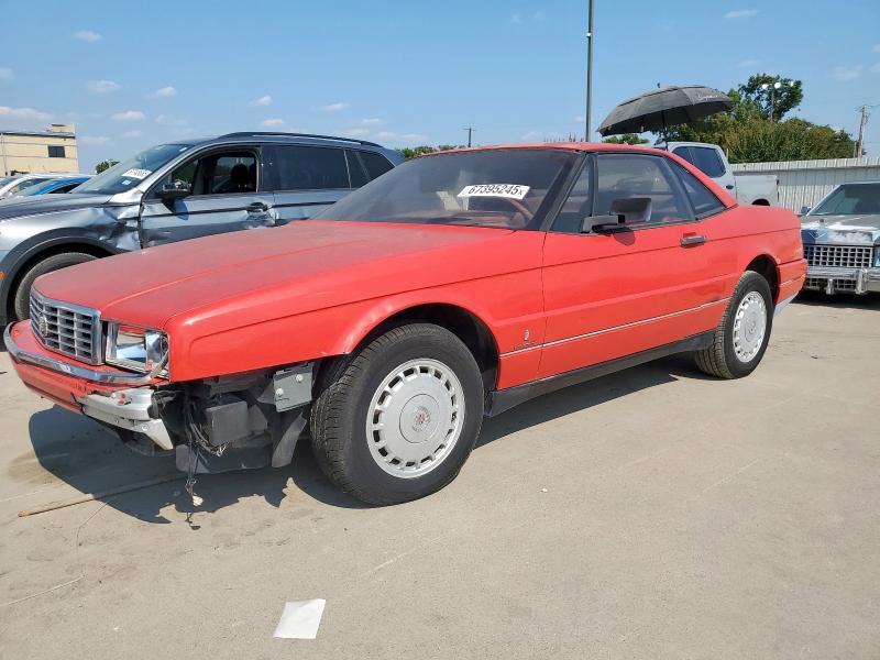 1988 CADILLAC ALLANTE    for sale at Copart TX - DALLAS SOUTH
