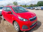 2016 PEUGEOT 108 ACTIVE for sale at Copart SANDY