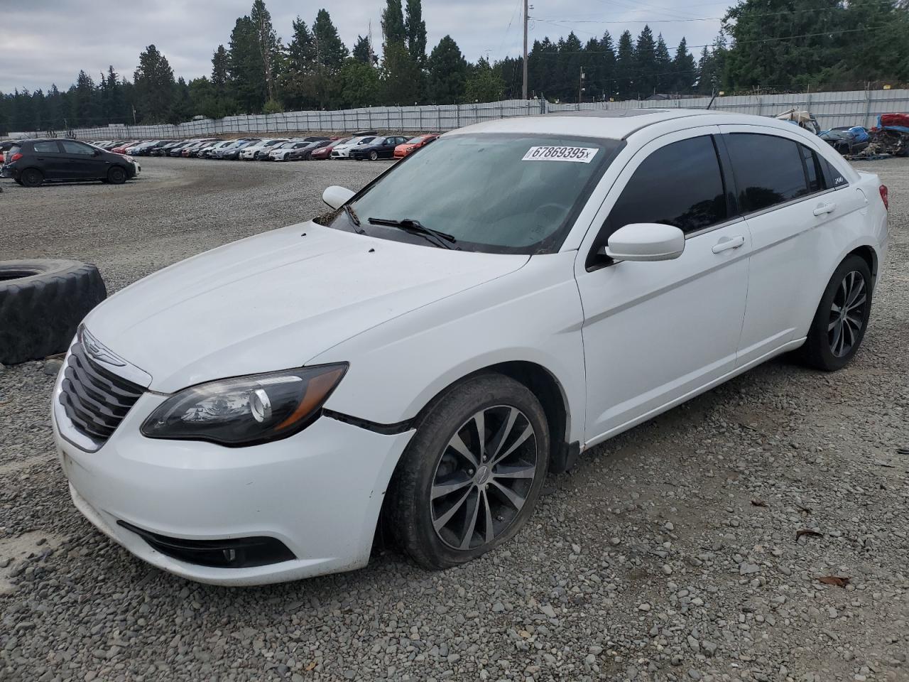2012 Chrysler 200 Touring white null flexible 1C3CCBBG7CN300673 photo #1