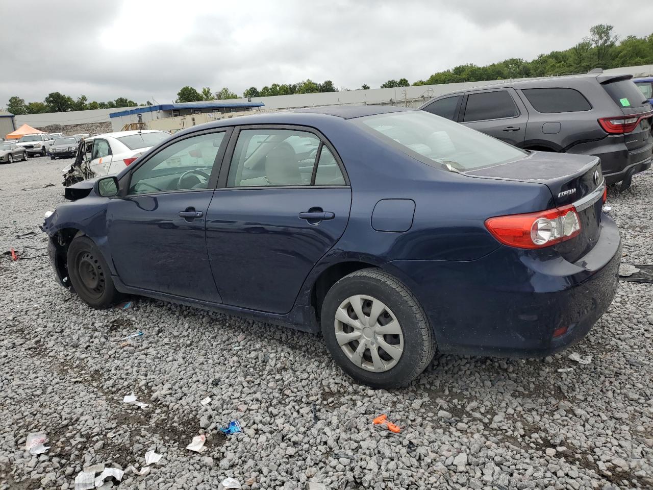 2011 Toyota Corolla Base blue sedan gas 2T1BU4EE7BC639302 photo #3