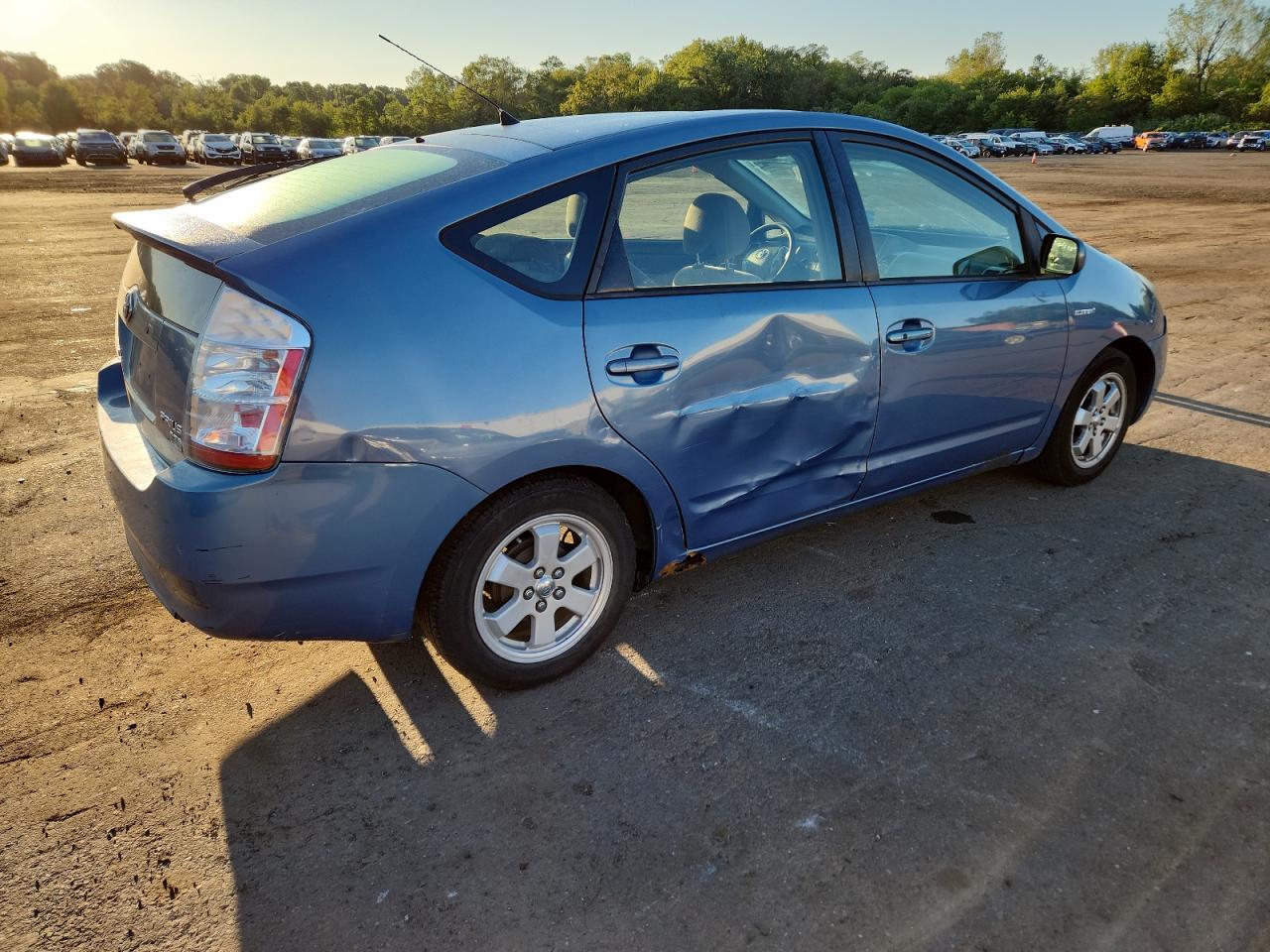 2008 Toyota Prius blue null hybrid JTDKB20U087703201 photo #4