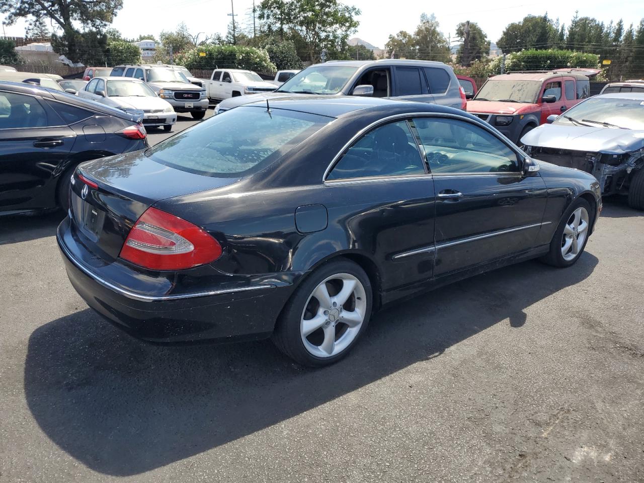 2005 Mercedes-Benz Clk 320C black null gas WDBTJ65JX5F163255 photo #4
