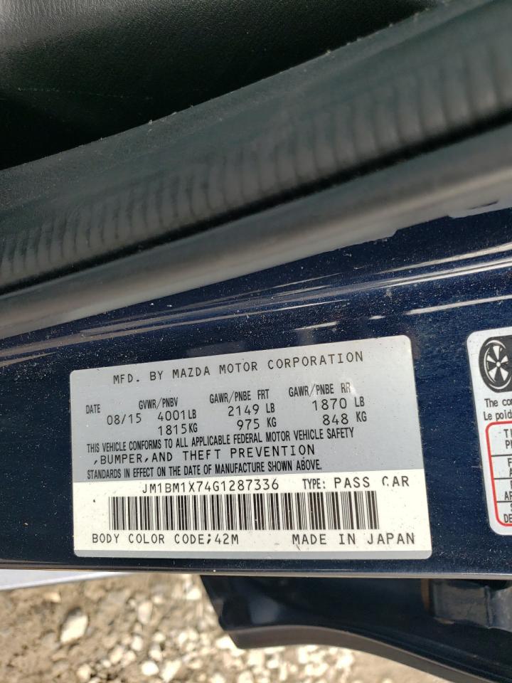 2016 Mazda 3 Grand Touring VIN: JM1BM1X74G1287336 Lot: 69751795