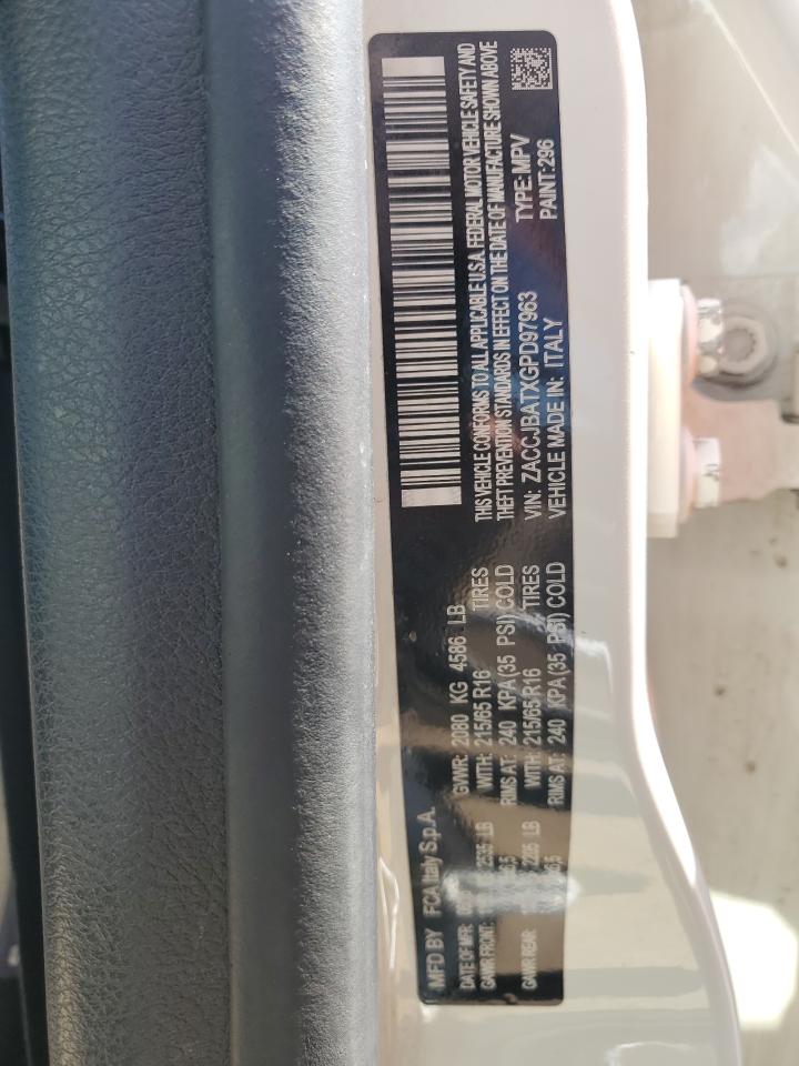 2016 Jeep Renegade Sport VIN: ZACCJBATXGPD97963 Lot: 68999345