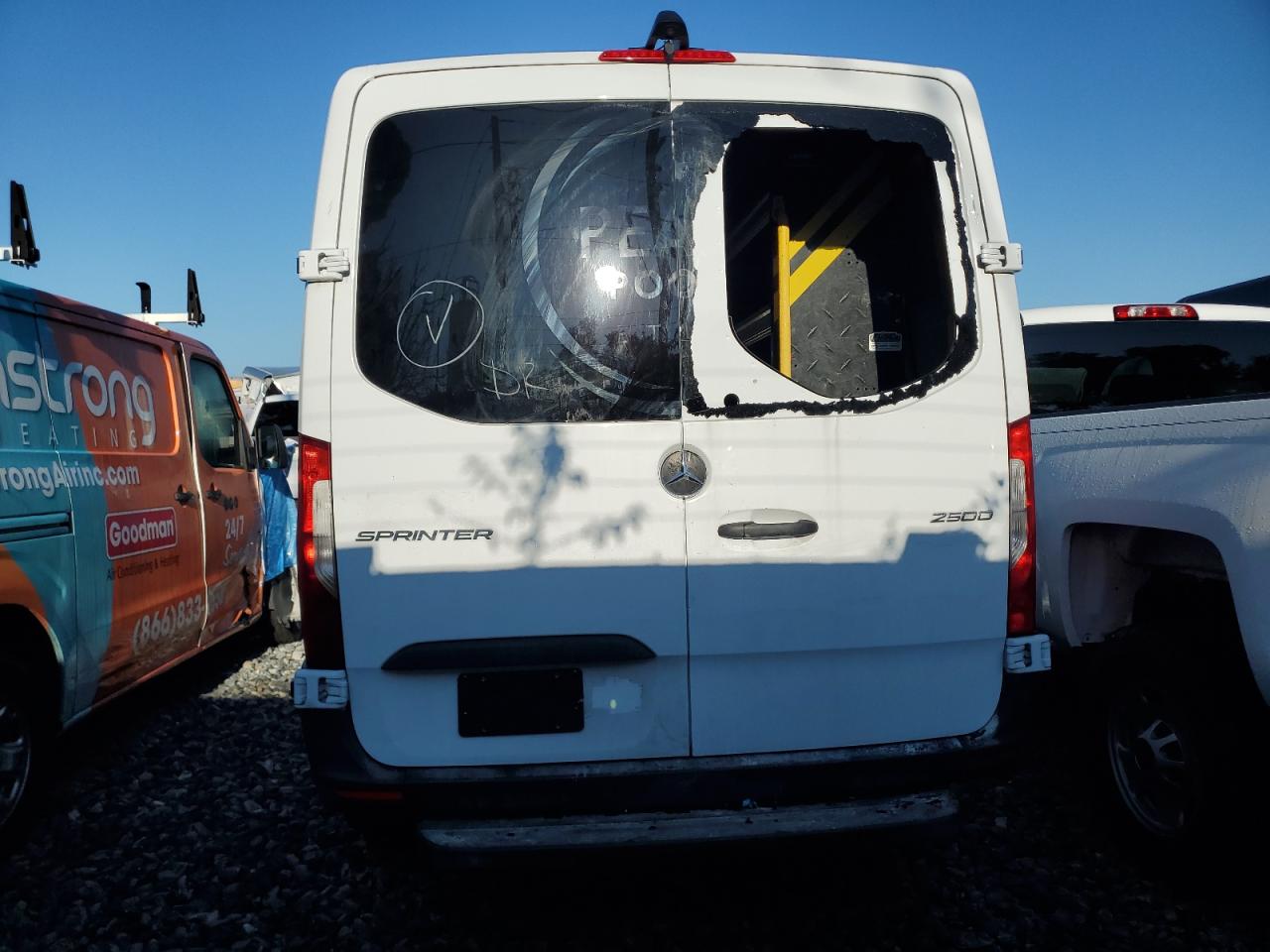 2023 Mercedes-Benz Sprinter 2500 VIN: W1W4KBHY7PT136625 Lot: 54183515