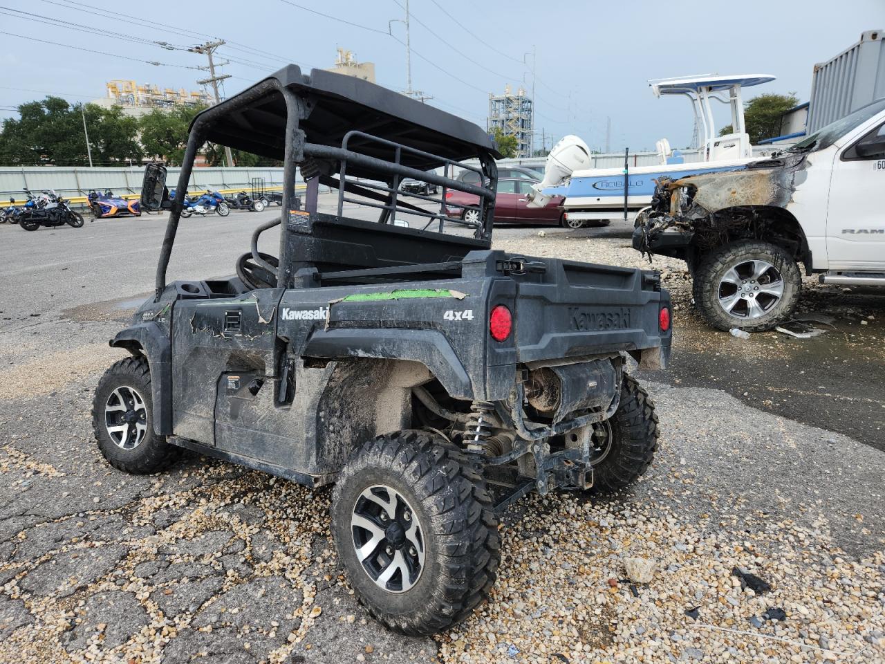 2022 Kawasaki Kaf700 A black null gas RGSW643A9NB750504 photo #4