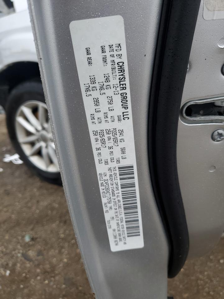 2014 Dodge Journey Sxt VIN: 3C4PDDBGXET175760 Lot: 69418575