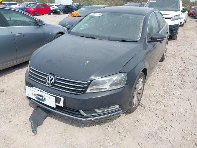 2013 VOLKSWAGEN PASSAT HIGHLINE TDI BLUE  for sale at Copart BRISTOL