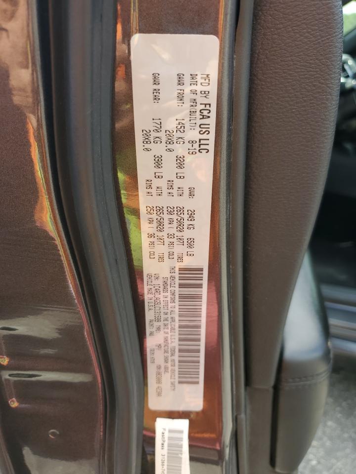 2020 Dodge Durango Sxt VIN: 1C4RDJAG5LC131599 Lot: 69619105