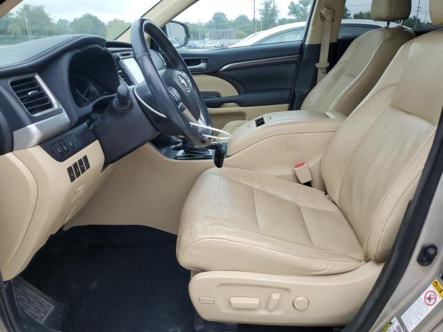  TOYOTA HIGHLANDER 2016 Золотой